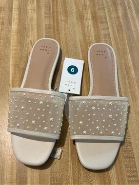 A New Day Women’s Sandals  - Ivory size 9 NWT